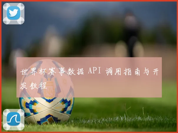世界杯赛事数据 API 调用指南与开发教程
