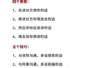 以聊天模拟为背景，探讨有效沟通的重要性：如何正确表达以达成目的的技巧