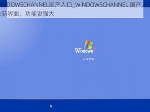 WINDOWSCHANNEL国产入口_WINDOWSCHANNEL 国产入口：全新界面，功能更强大