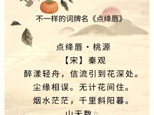 点绛唇：探秘传统艺术形式下的魅力世界