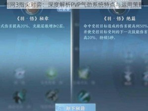 剑网3指尖对弈：深度解析PVP气劲系统特点与运用策略