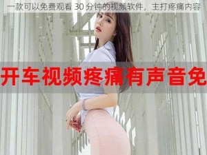 一款可以免费观看 30 分钟的视频软件，主打疼痛内容