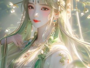 婀娜少女羞岁月，无忧愁云裳美如画