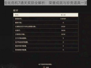 生化危机7通关奖励全解析：荣誉成就与珍贵道具一览