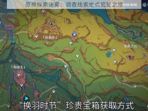 原神探索迷雾：调查线索地点揭秘之旅