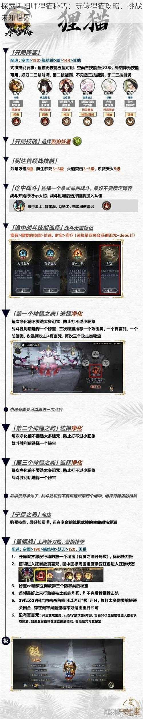 探索阴阳师狸猫秘籍：玩转狸猫攻略，挑战未知世界