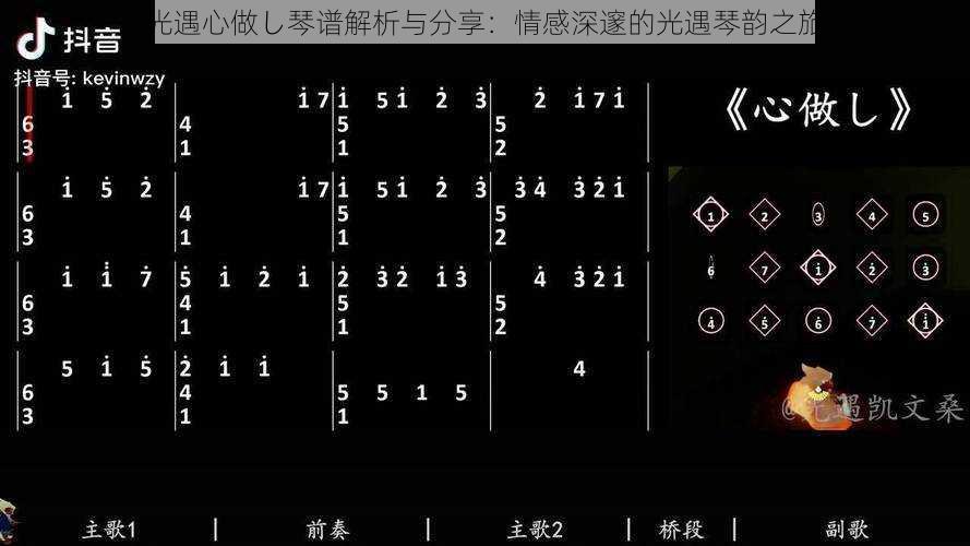 光遇心做し琴谱解析与分享：情感深邃的光遇琴韵之旅