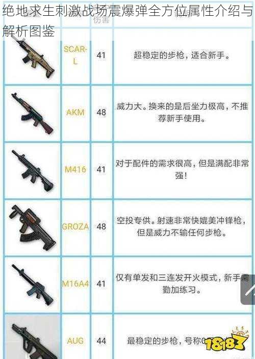 绝地求生刺激战场震爆弹全方位属性介绍与解析图鉴