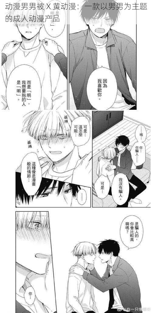 动漫男男被 X 黄动漫：一款以男男为主题的成人动漫产品