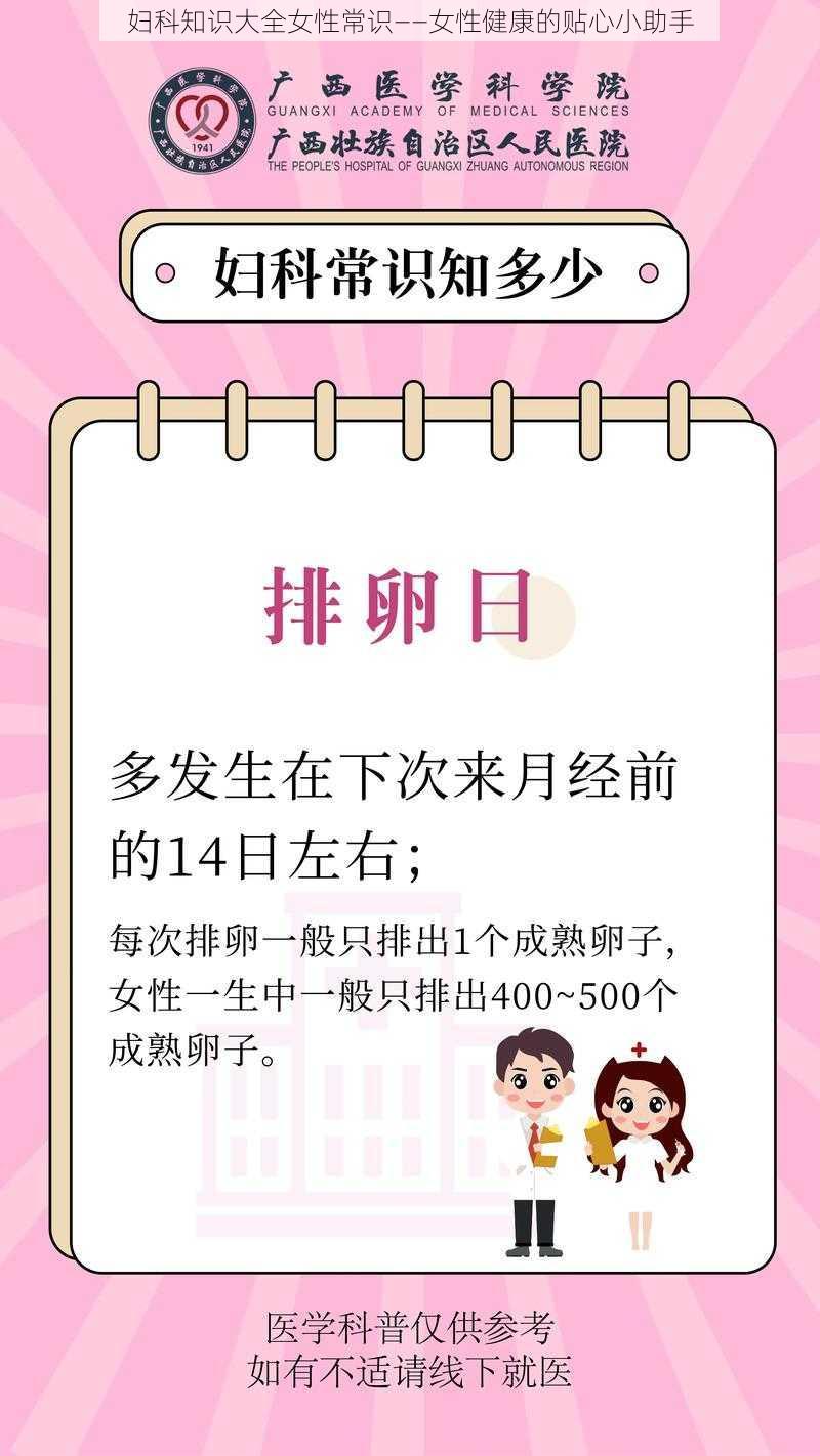 妇科知识大全女性常识——女性健康的贴心小助手