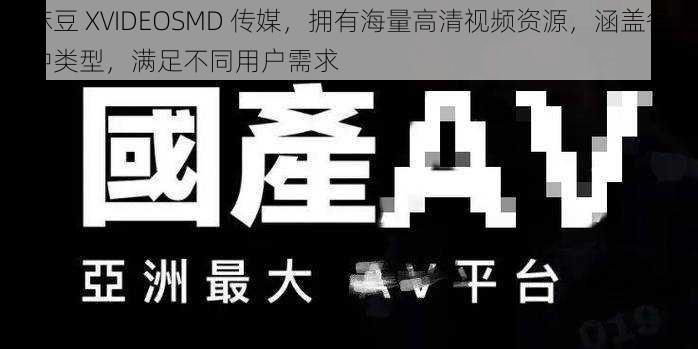 麻豆 XVIDEOSMD 传媒，拥有海量高清视频资源，涵盖各种类型，满足不同用户需求