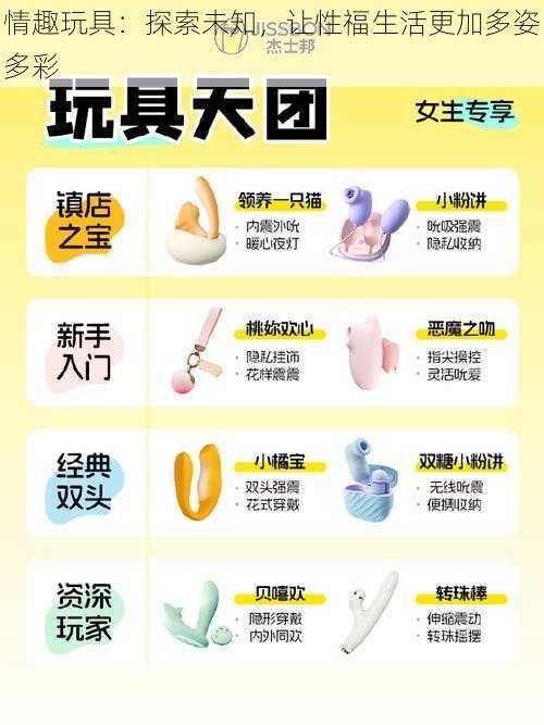 情趣玩具：探索未知，让性福生活更加多姿多彩