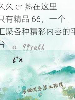 久久 er 热在这里只有精品 66，一个汇聚各种精彩内容的平台