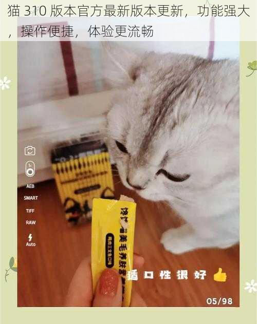 猫 310 版本官方最新版本更新，功能强大，操作便捷，体验更流畅