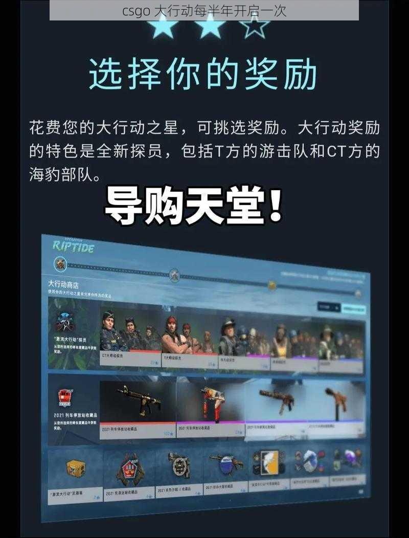 csgo 大行动每半年开启一次