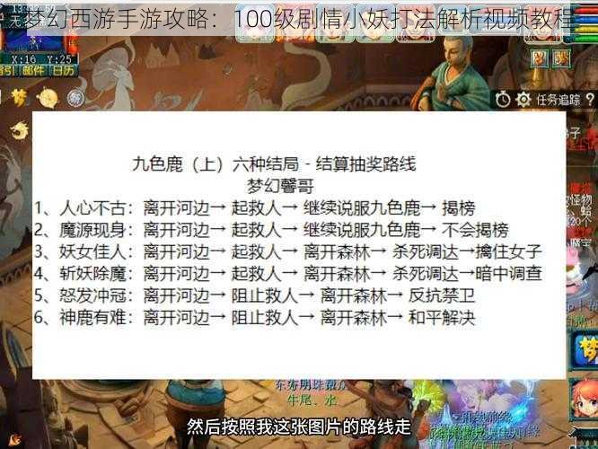 梦幻西游手游攻略：100级剧情小妖打法解析视频教程