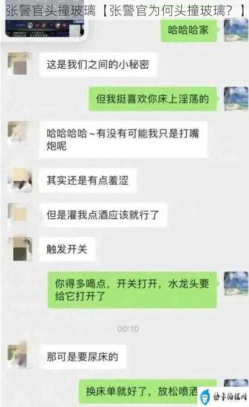 张警官头撞玻璃【张警官为何头撞玻璃？】