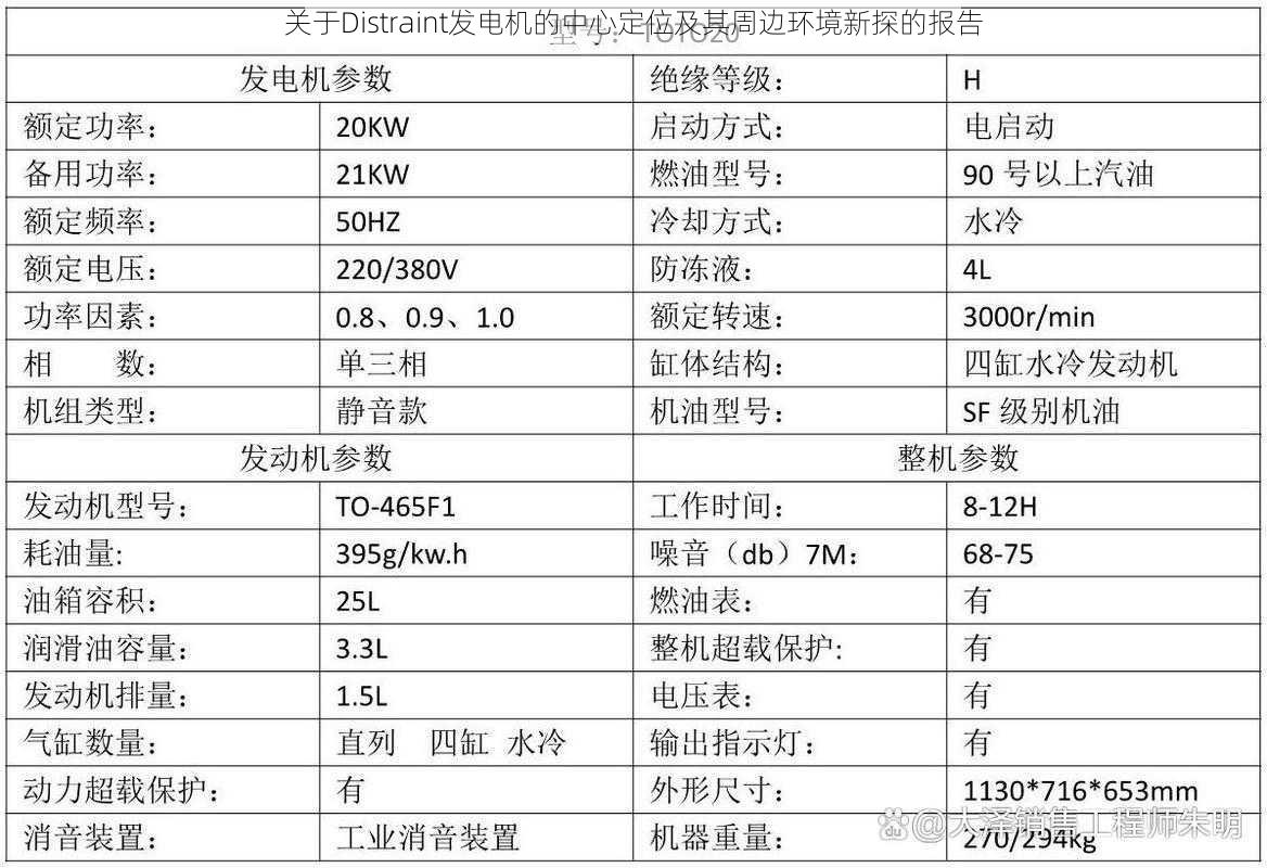 关于Distraint发电机的中心定位及其周边环境新探的报告