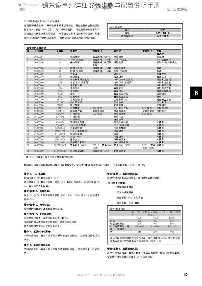 锡东诡事：详细安装步骤与配置说明手册