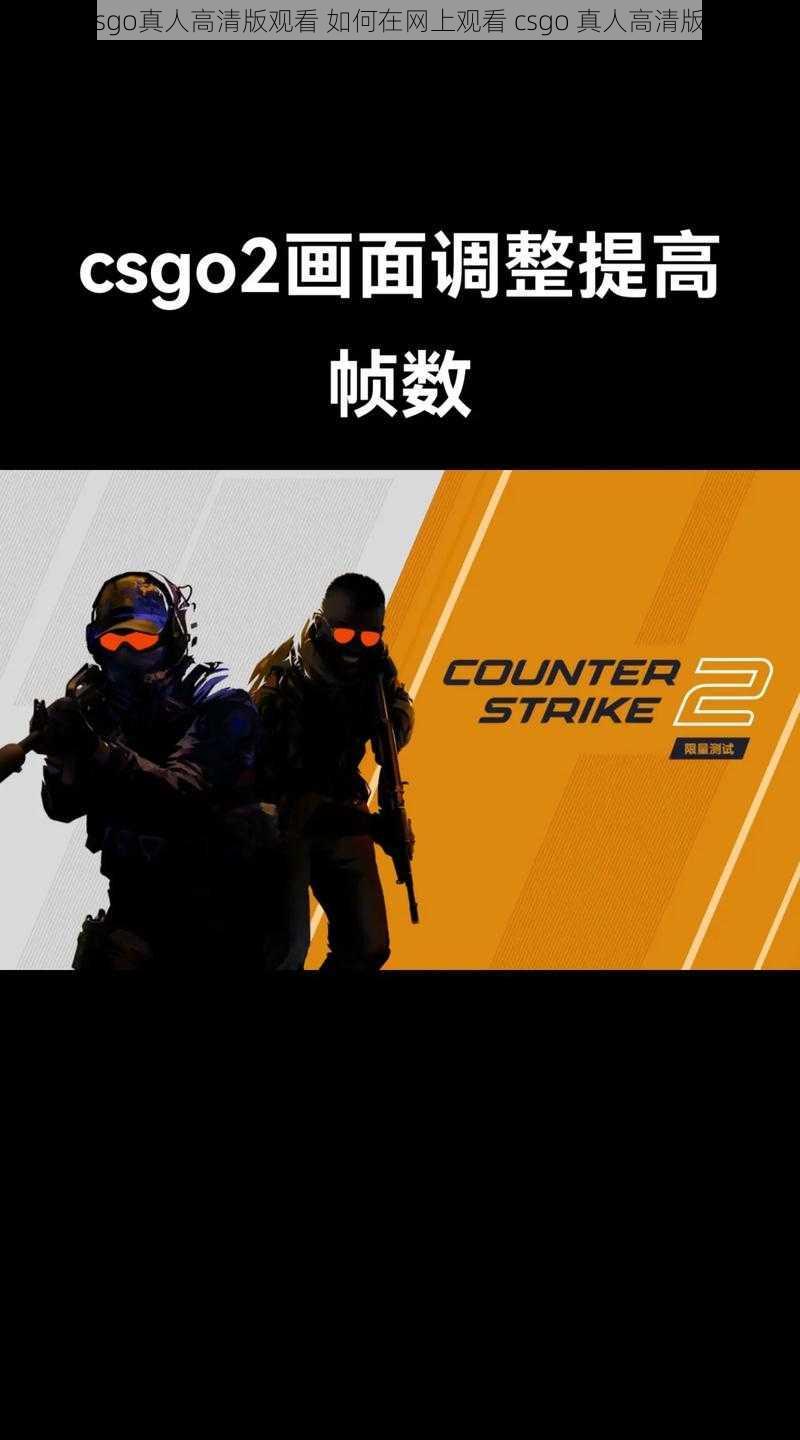 csgo真人高清版观看 如何在网上观看 csgo 真人高清版？