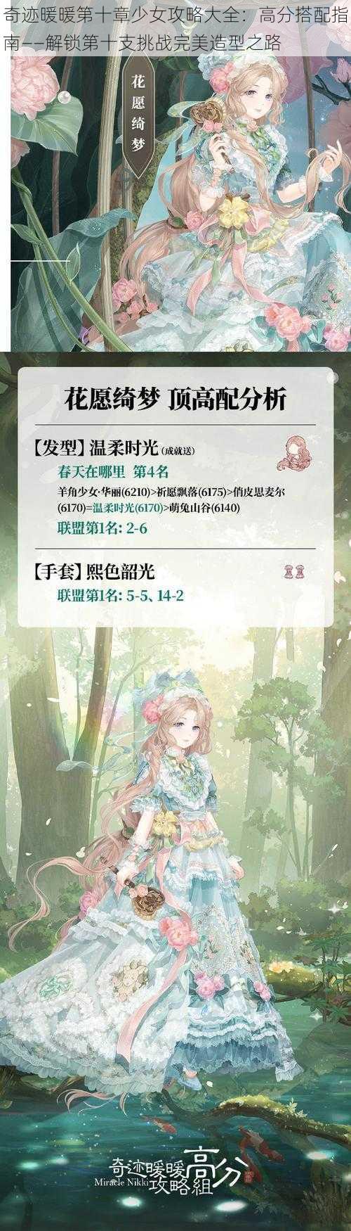 奇迹暖暖第十章少女攻略大全：高分搭配指南——解锁第十支挑战完美造型之路