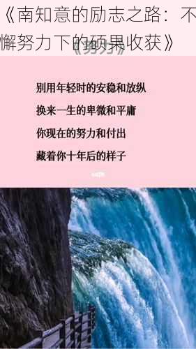 《南知意的励志之路：不懈努力下的硕果收获》